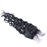 Natural Curly 4x4 Virgin Human Hair Natural Black Closure